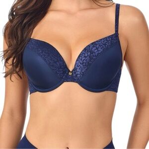 NWTS LE MYSTE’RE SAFARI PLUNGE  UNDERWIRE SQUARE BACK T-SHIRT BRA 34D